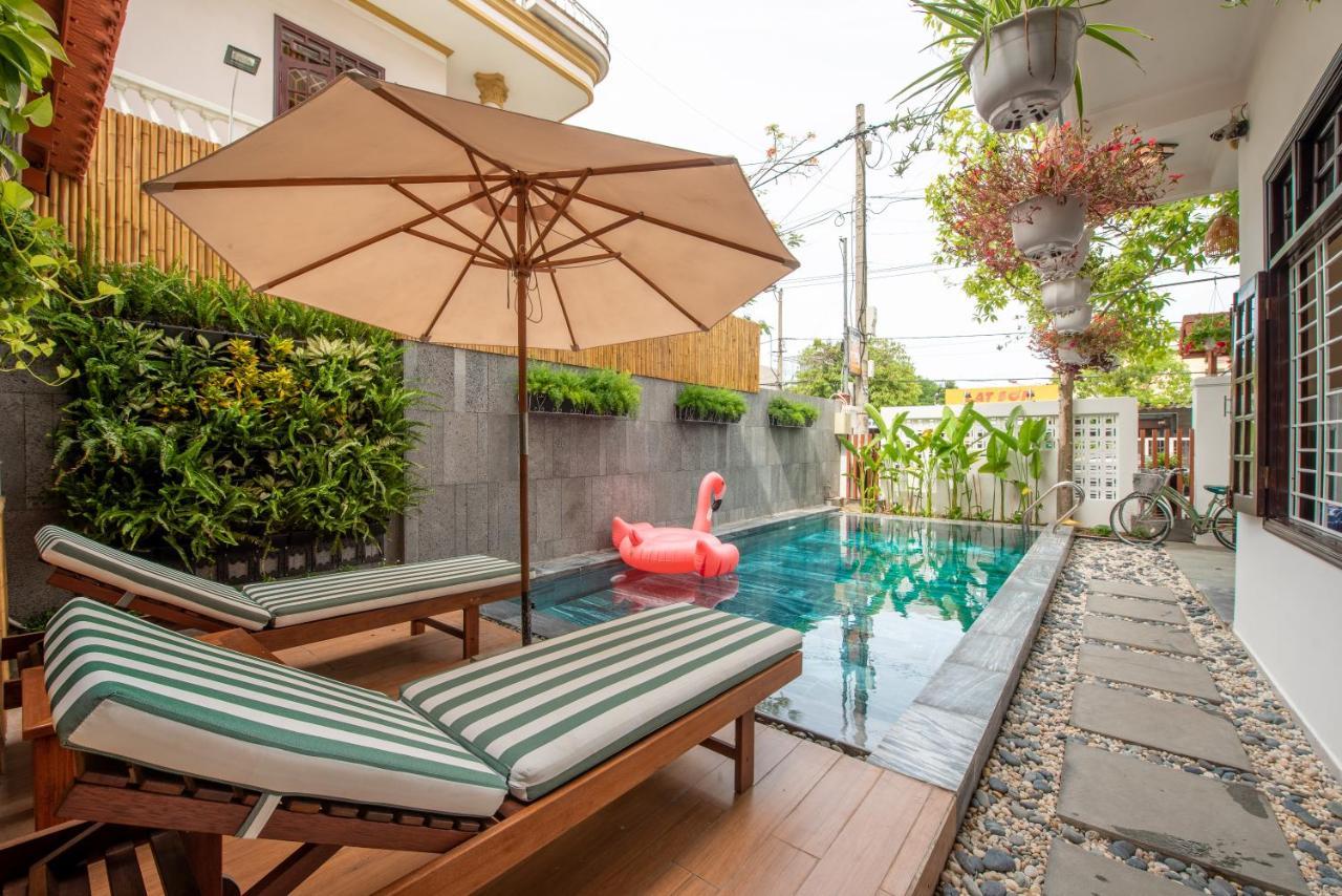 Thien Tan Villa With Private Pool Хоян Екстер'єр фото