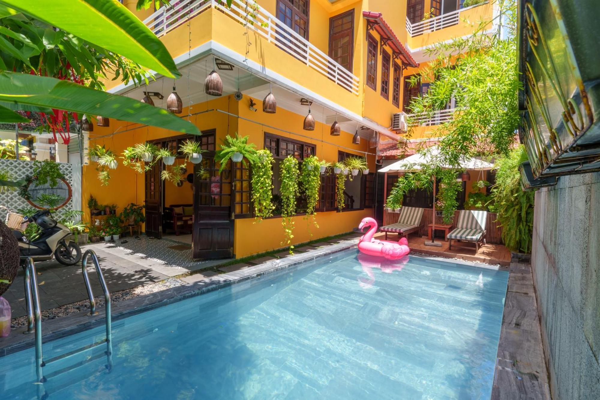 Thien Tan Villa With Private Pool Хоян Екстер'єр фото