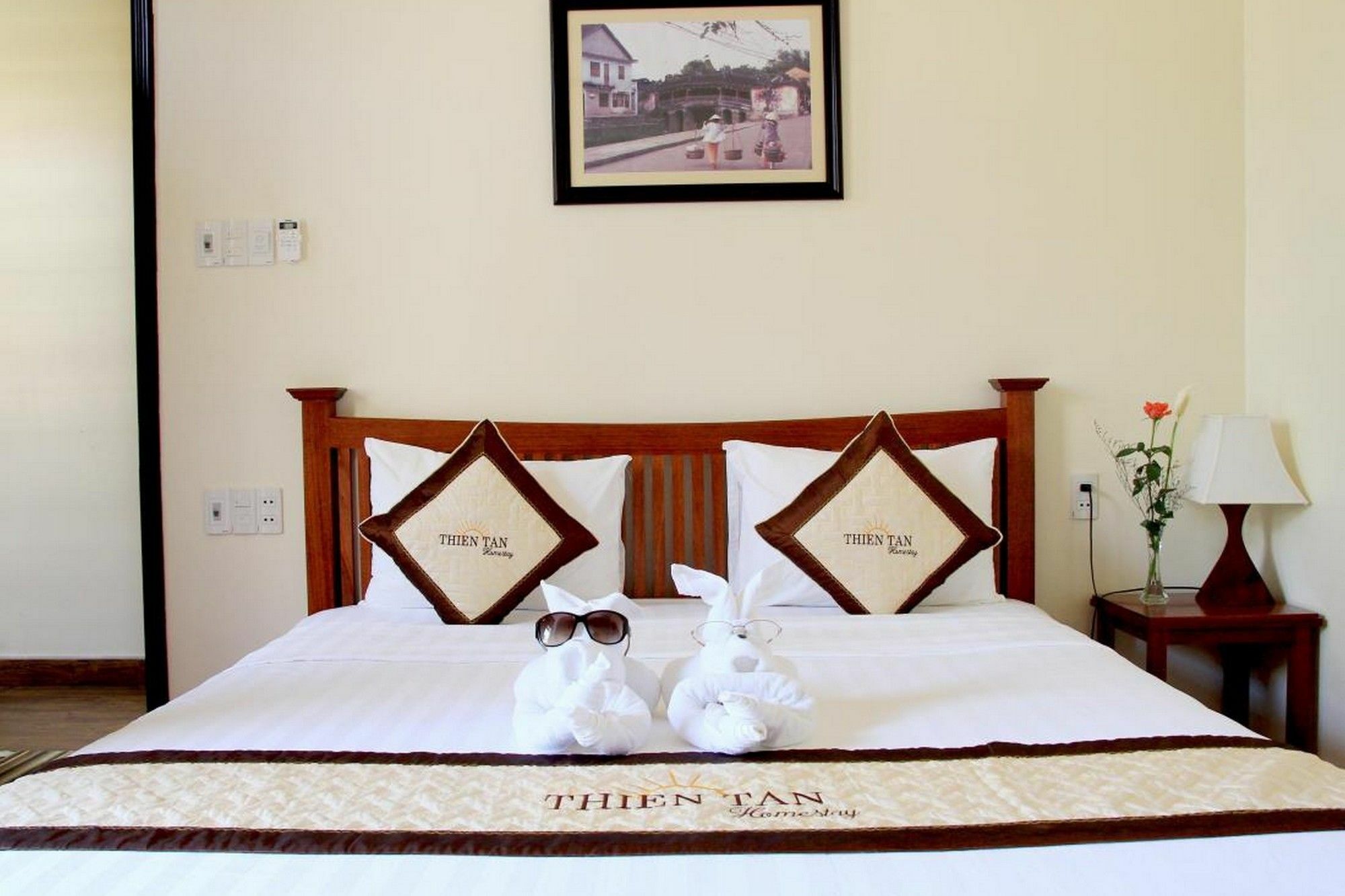 Thien Tan Villa With Private Pool Хоян Екстер'єр фото